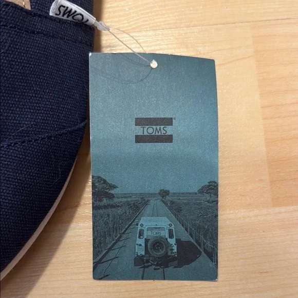 TOMS Navy Slip-On Shoes - Picture 2 of 4